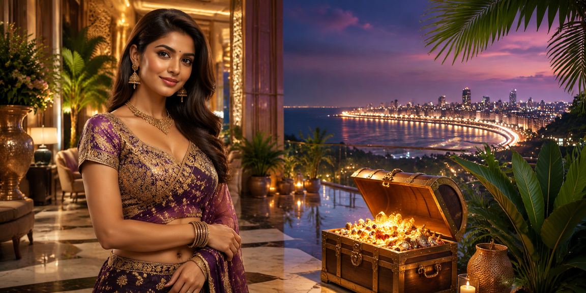 Player enjoying a lottery moment at Mumbai Marine Drive beach